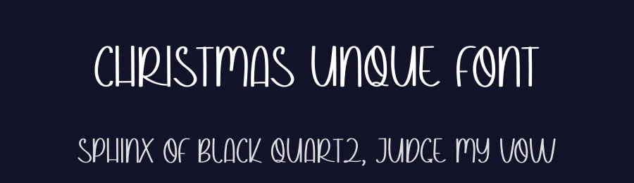 Christmas Unque Font by andikastudio — Display Font — thumbnail 2