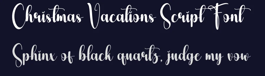 Christmas Vacations Script Font by creativeletter — Script Handwritten Font — thumbnail 2