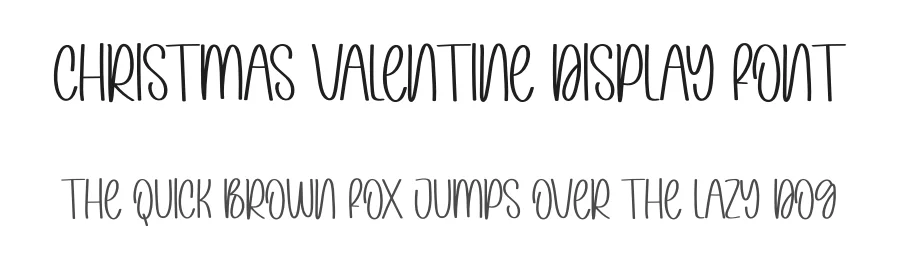 Christmas Valentine Display Font by creativeletter — Script Handwritten Font