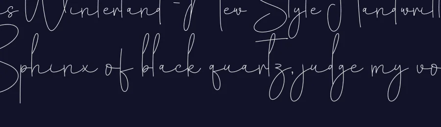Christmas Winterland – New Style Handwritten Font by creativeletter — Script Handwritten Font — thumbnail 2