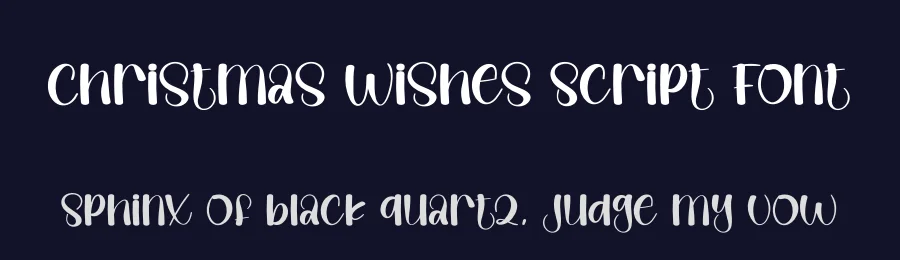 Christmas Wishes Script Font by creativeletter — Display Font — thumbnail 2