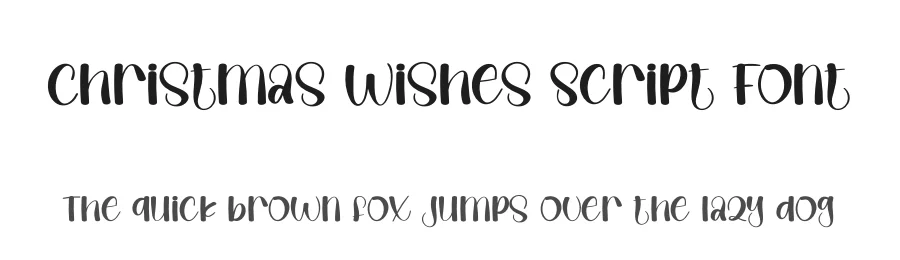 Christmas Wishes Script Font by creativeletter — Display Font