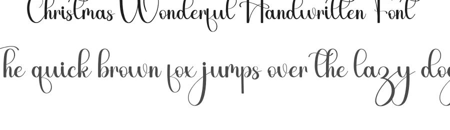 Christmas Wonderful Handwritten Font by inermediaSTUDIO — Script Handwritten Font