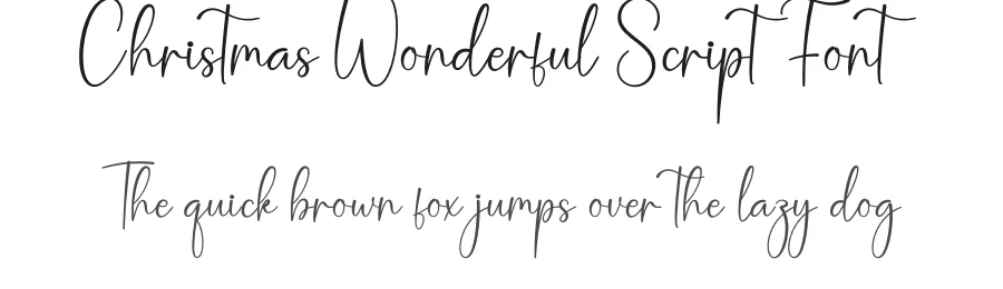 Christmas Wonderful Script Font by creativeletter — Script Handwritten Font