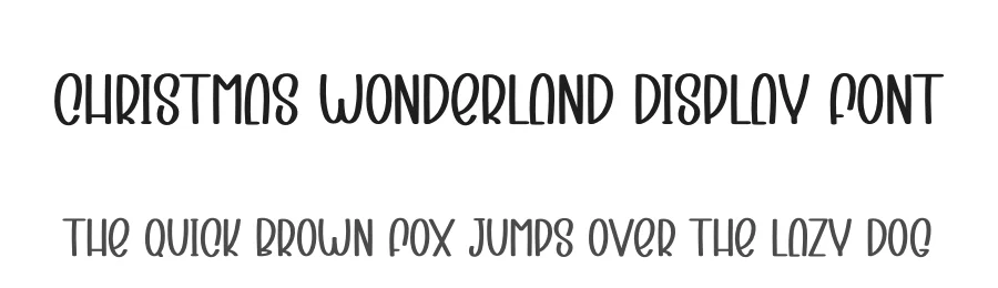 Christmas Wonderland Display Font by creativeletter — Display Font