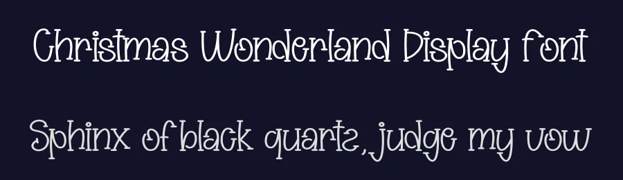 Christmas Wonderland Display Font by andikastudio — Display Font — thumbnail 2