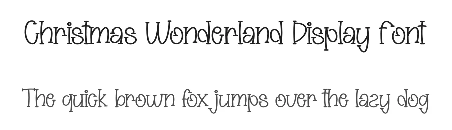 Christmas Wonderland Display Font by andikastudio β Display Font
