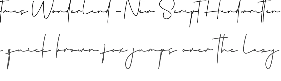 Christmas Wonderland – New Script Handwritten Font by creativeletter — Script Handwritten Font
