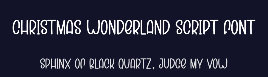 Christmas Wonderland Script Font by creativeletter — Display Font — thumbnail 2