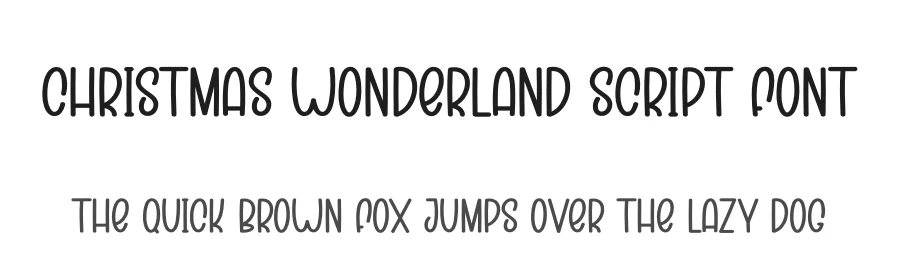 Christmas Wonderland Script Font by creativeletter — Display Font