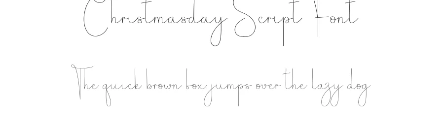 Christmasday Script Font by andikastudio — Script Handwritten Font