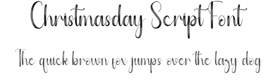Christmasday Script Font by andikastudio — Script Handwritten Font