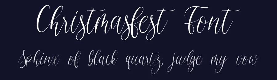 Christmasfest Font by qwrtype — Script Handwritten Font — thumbnail 2