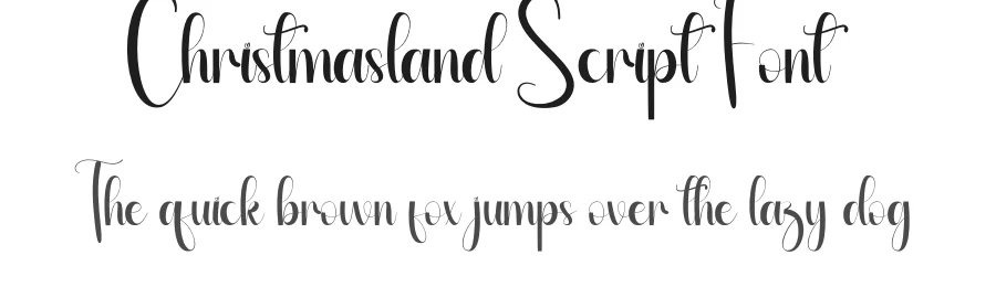 Christmasland Script Font by andikastudio — Script Handwritten Font