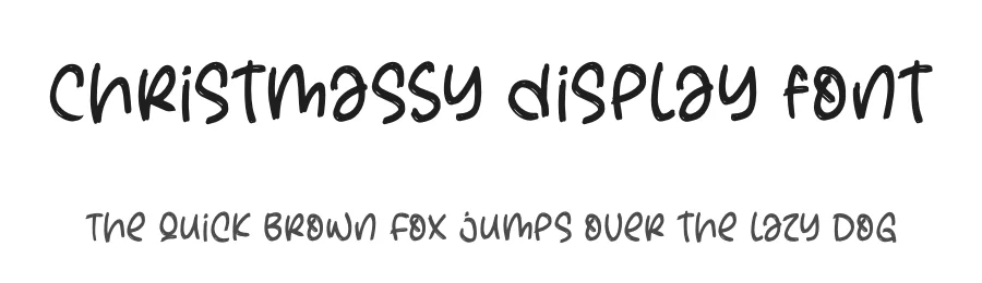 Christmassy Display Font by letterfabric — Script Handwritten Font