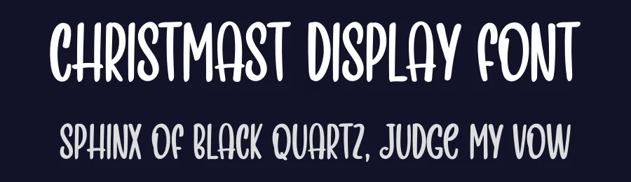 Christmast Display Font by inermediaSTUDIO — Display Font — thumbnail 2