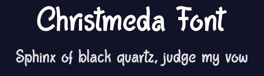 Christmeda Font by Alpaprana — Display Font — thumbnail 2