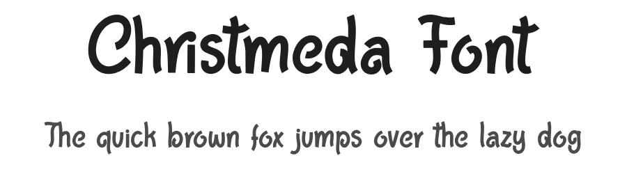 Christmeda Font by Alpaprana — Display Font