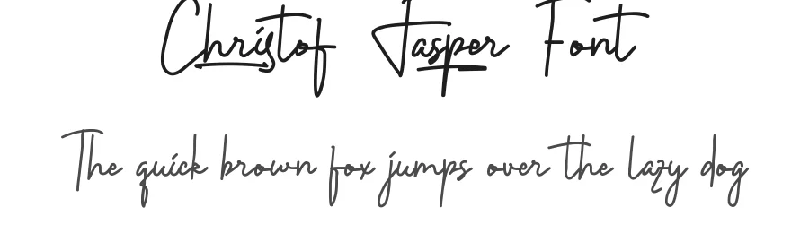 Christof Jasper Font by noahtype — Script Handwritten Font