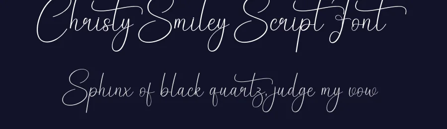 Christy Smiley Script Font by creativeletter — Script Handwritten Font — thumbnail 2