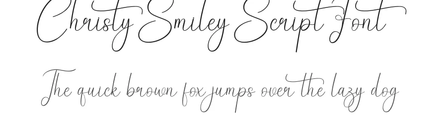 Christy Smiley Script Font by creativeletter — Script Handwritten Font