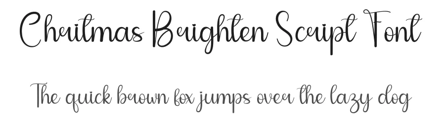 Chritmas Brighten Script Font by andikastudio — Script Handwritten Font