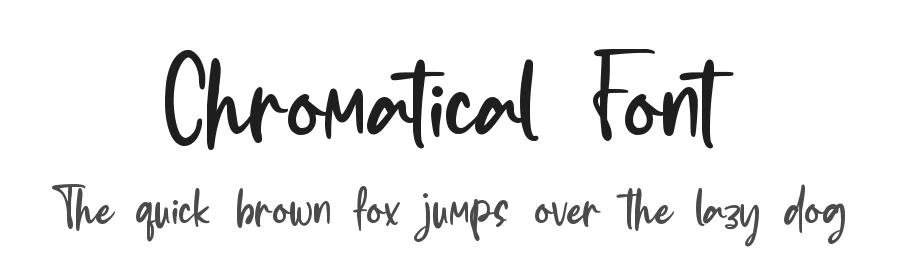 Chromatical Font by qwrtype — Script Handwritten Font