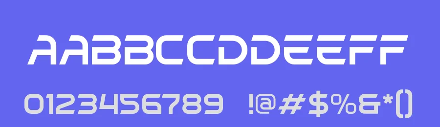 Chrome Quantum Font by timelesstype.co — Display Font — thumbnail 3