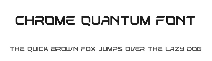 Chrome Quantum Font by timelesstype.co — Display Font