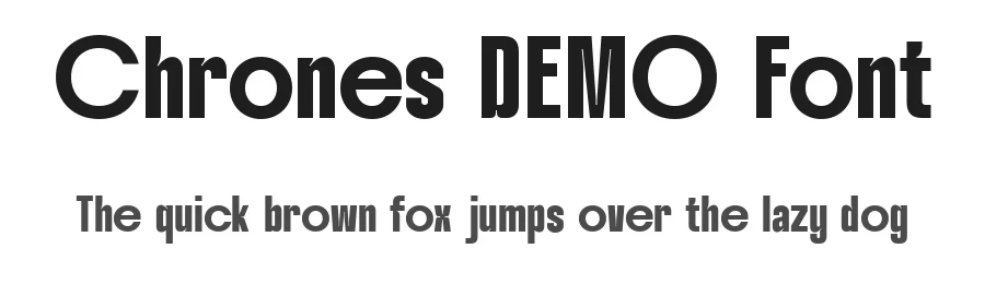 Chrones DEMO Font by Say Studio — Sans Serif Font