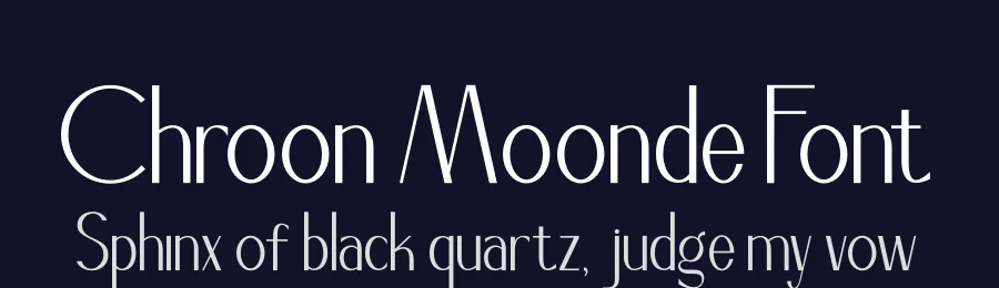 Chroon Moonde Font by zaain type — Sans Serif Font — thumbnail 2