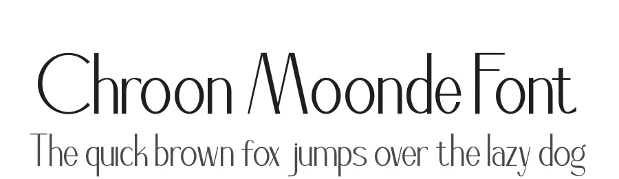 Chroon Moonde Font by zaain type — Sans Serif Font