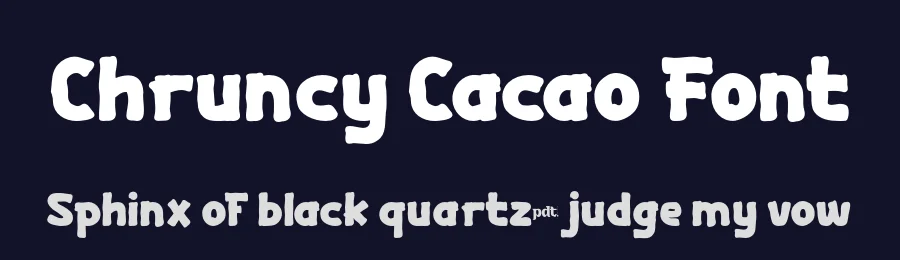 Chruncy Cacao Font by productype — Decorative Font — thumbnail 2