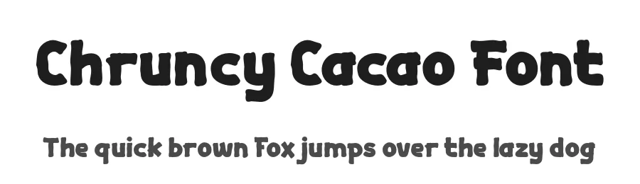 Chruncy Cacao Font by productype — Decorative Font