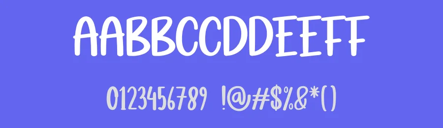 Chubby Blackboard Display Font by andikastudio — Display Font — thumbnail 3