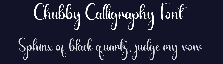 Chubby Calligraphy Font by andikastudio — Script Handwritten Font — thumbnail 2