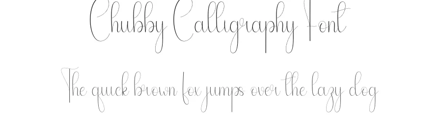 Chubby Calligraphy Font by andikastudio — Script Handwritten Font
