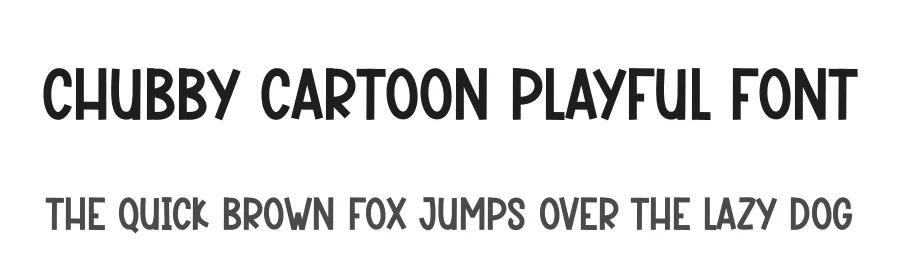 Chubby Cartoon Playful Font by creativeletter — Decorative Font