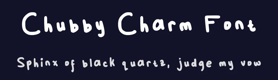 Chubby Charm Font by mitjhelle — Decorative Font — thumbnail 2