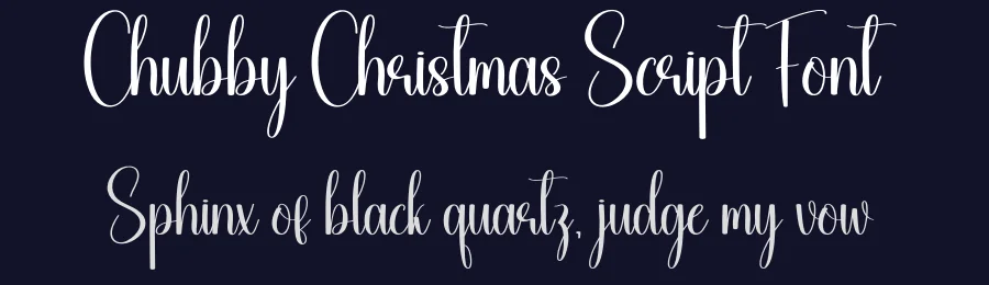 Chubby Christmas Script Font by creativeletter — Script Handwritten Font — thumbnail 2