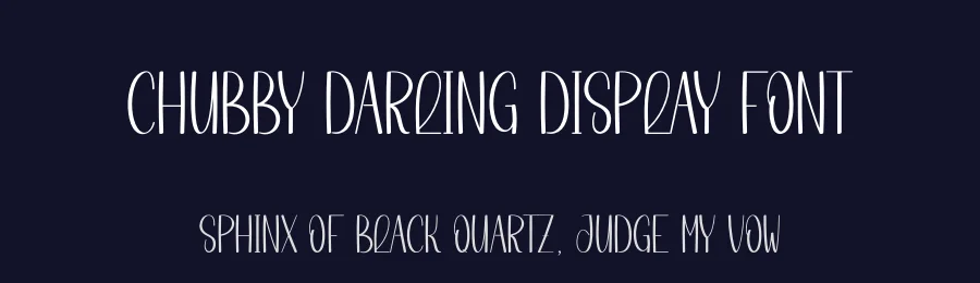 Chubby Darling Display Font by andikastudio — Display Font — thumbnail 2