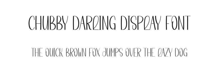 Chubby Darling Display Font by andikastudio — Display Font