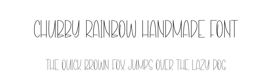 Chubby Rainbow Handmade Font by andikastudio — Display Font