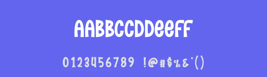 Chubby Saturday Display Font by creativeletter — Display Font — thumbnail 3