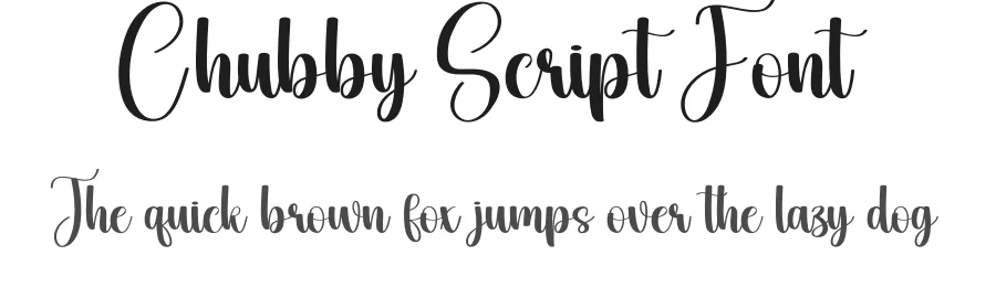 Chubby Script Font by andikastudio — Script Handwritten Font