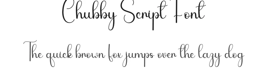 Chubby Script Font by andikastudio — Script Handwritten Font