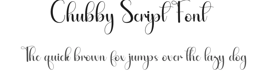Chubby Script Font by andikastudio — Script Handwritten Font