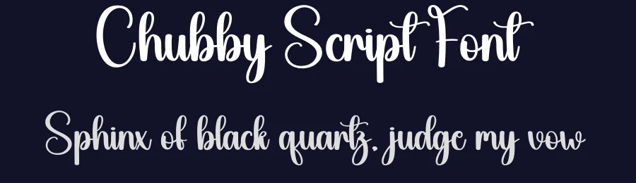 Chubby Script Font by creativeletter — Script Handwritten Font — thumbnail 2