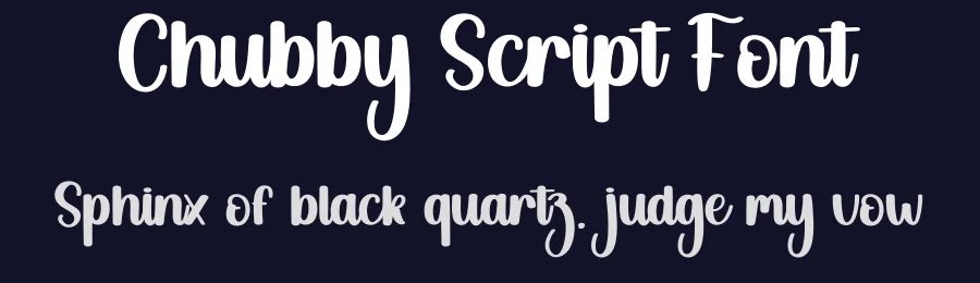 Chubby Script Font by creativeletter — Script Handwritten Font — thumbnail 2