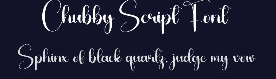 Chubby Script Font by creativeletter — Script Handwritten Font — thumbnail 2